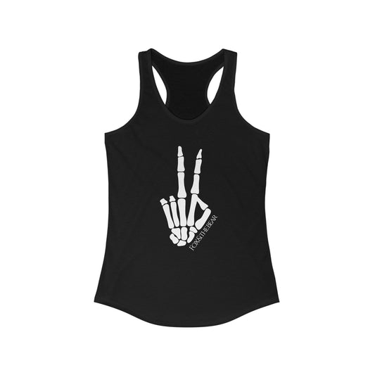 Skelly Peace Vest Top