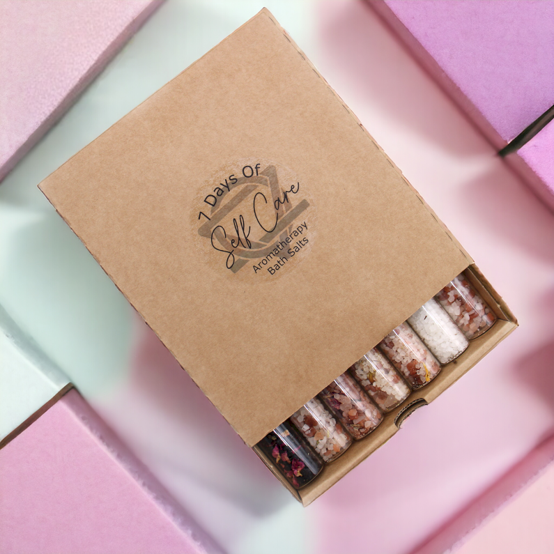 Pack of 7 Bath Salts in Vials