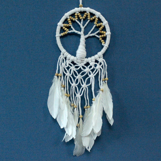 Macrame Tree of Life Dream Catcher 16cm