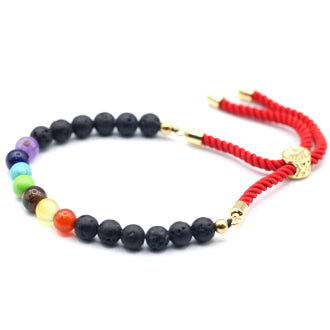 Gold Plated Crystal String Bracelet