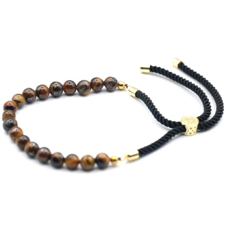 Gold Plated Crystal String Bracelet
