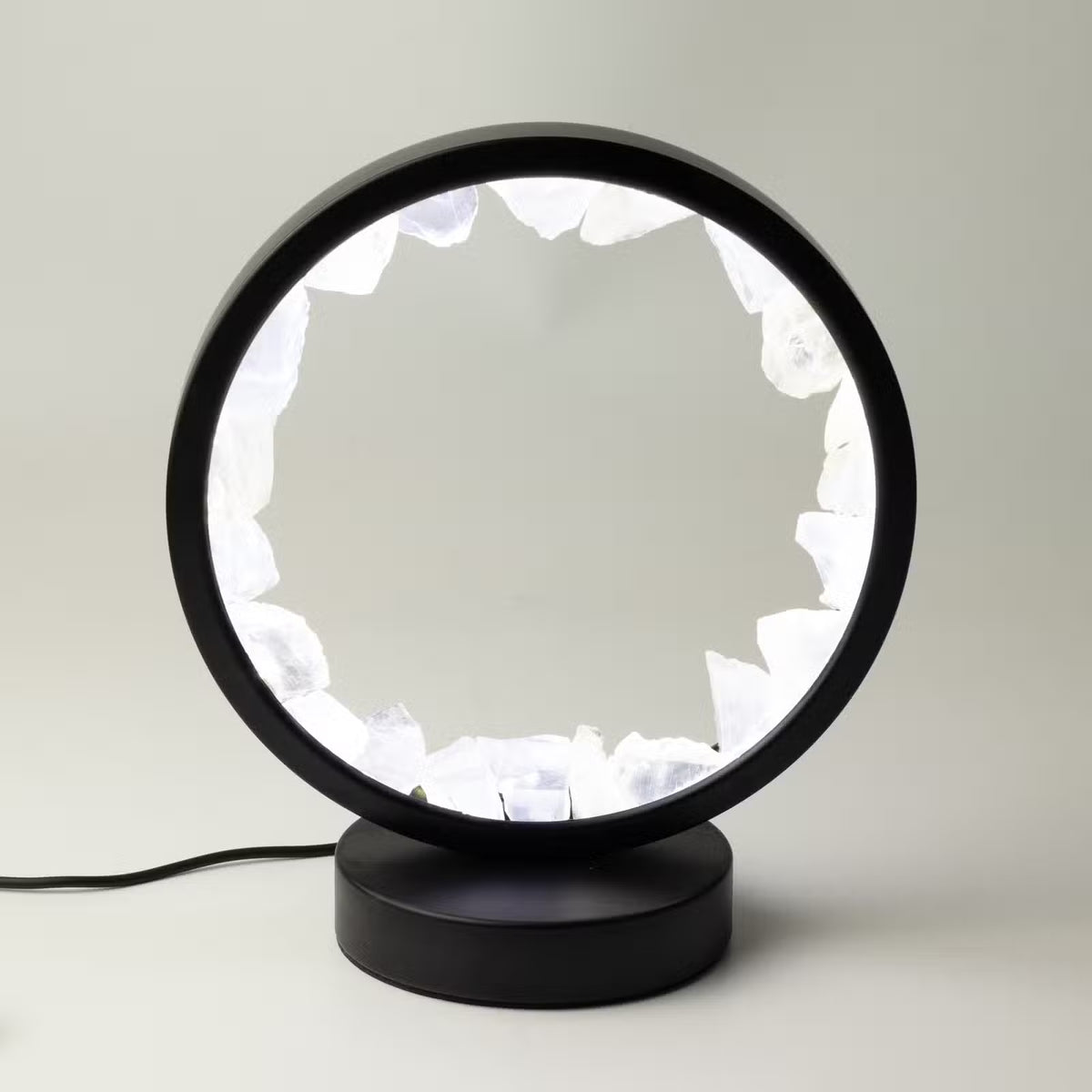 Crystal Halo Lamp - Clear Quartz