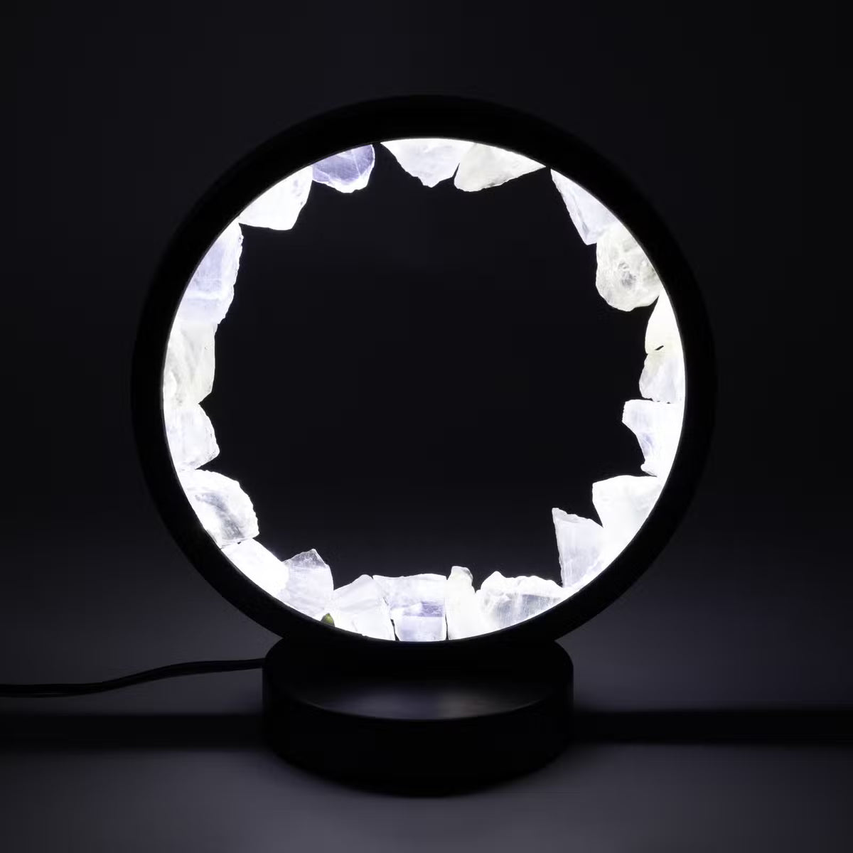 Crystal Halo Lamp - Clear Quartz