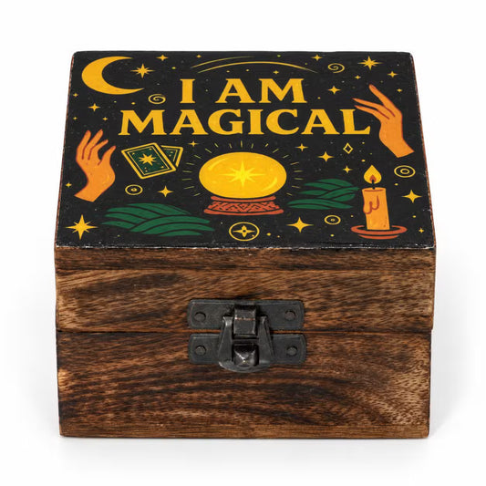 Small Enamelled Box - I am Magical