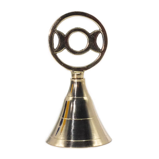 Altar Brass Bell - Three Moon
