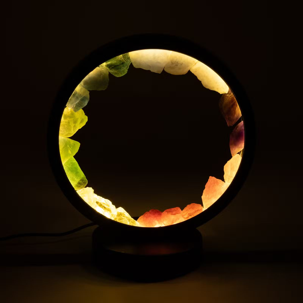 Crystal Halo Lamp - 7 Chakras