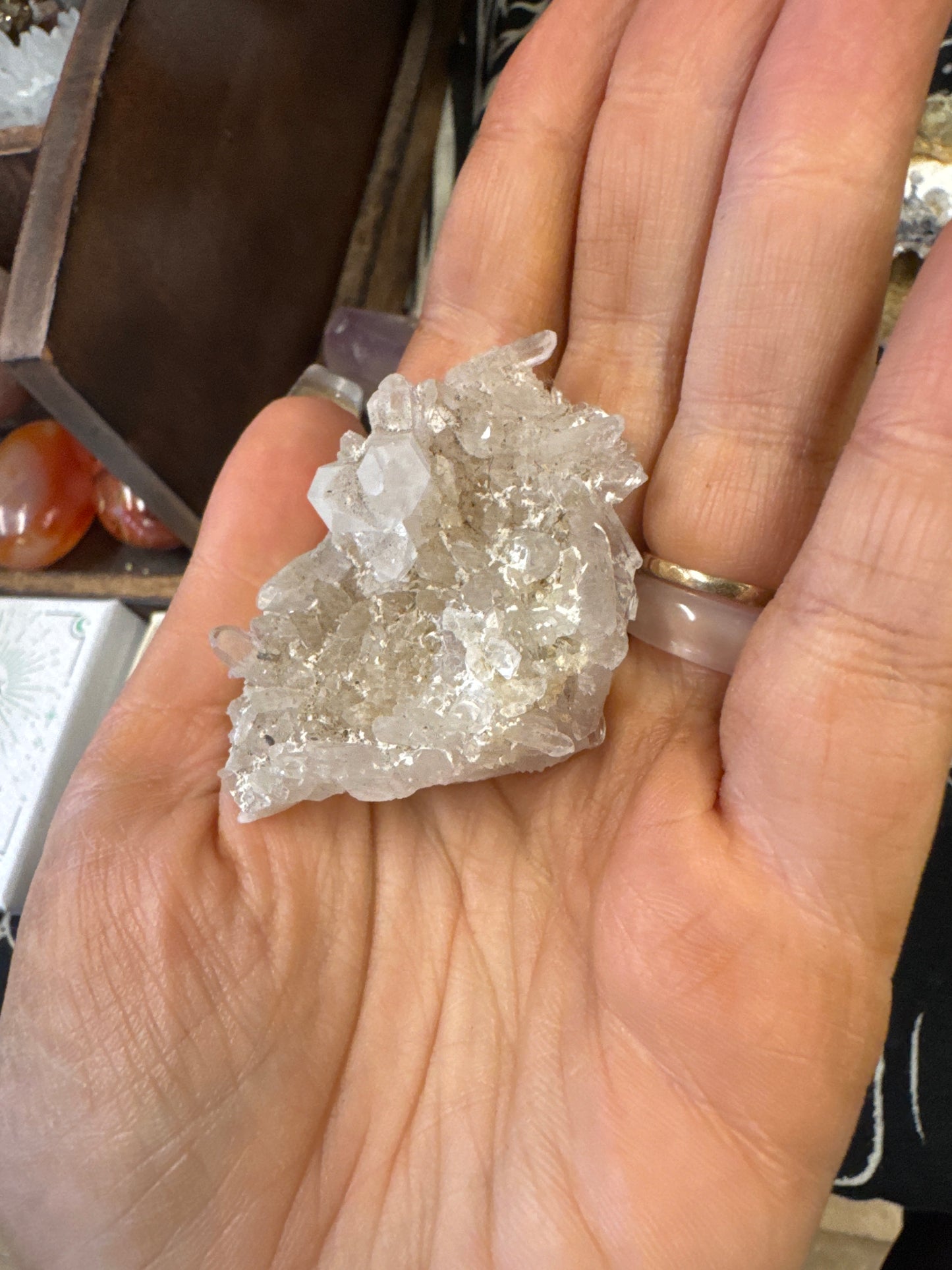 Clear Quartz Sparkle Cluster