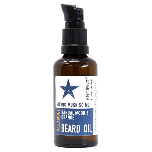 Viking Musk Sandalwood & Orange Beard Oil