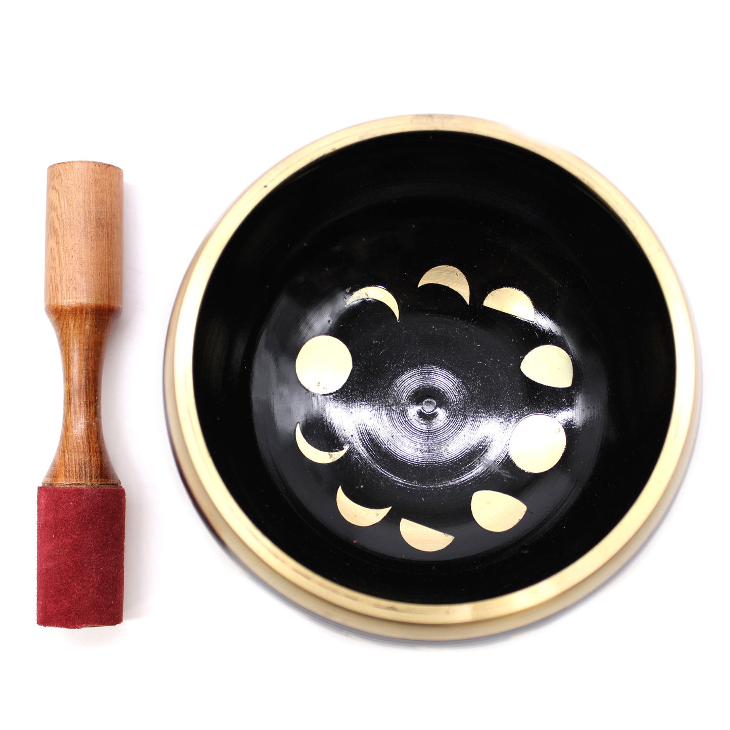 Moon Phases Large Singing Bowl 14cm