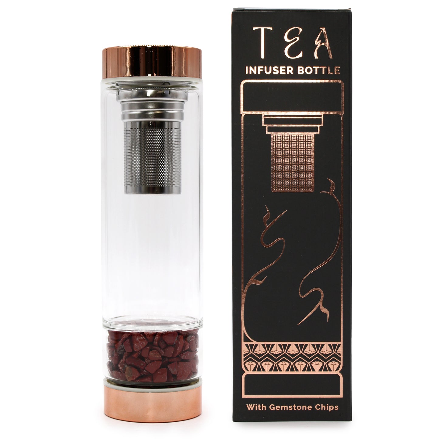 Crystal Tea Infuser Bottle