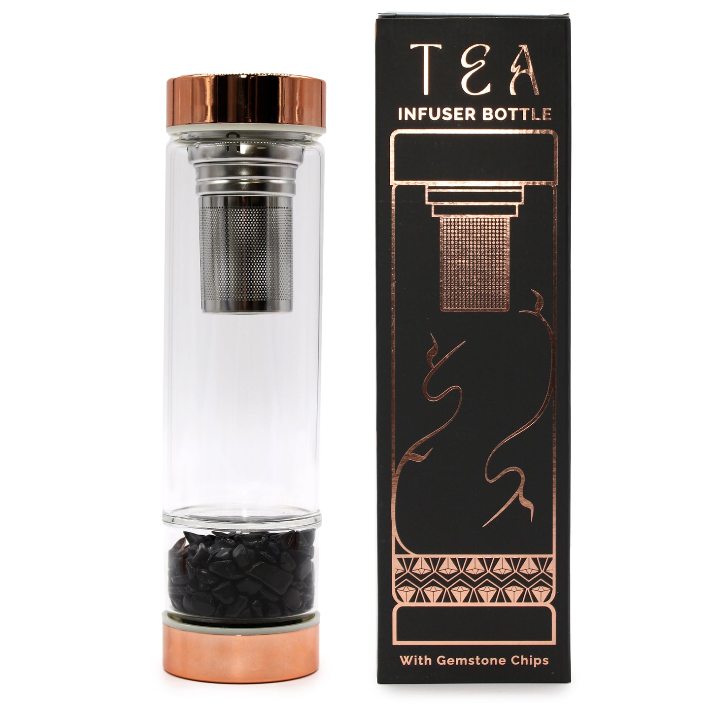 Crystal Tea Infuser Bottle