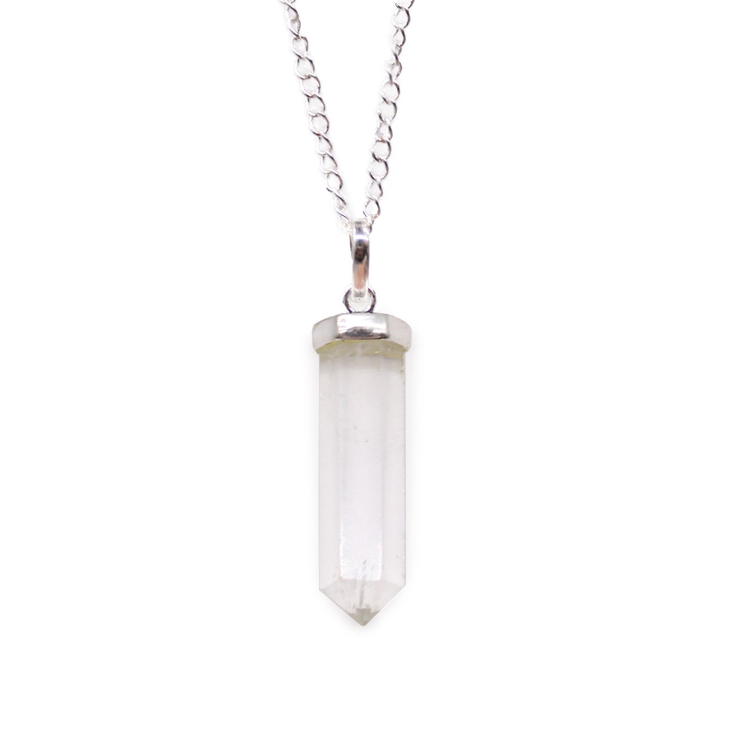 Crystal Point Pendant on Chain