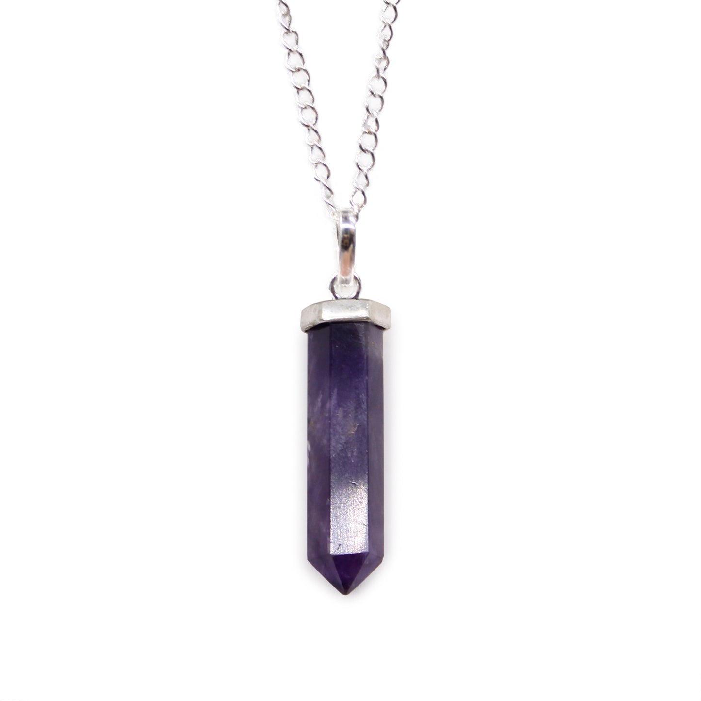Crystal Point Pendant on Chain