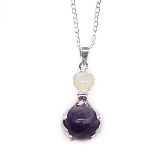 Crystal Healing Hands Pendant on Chain