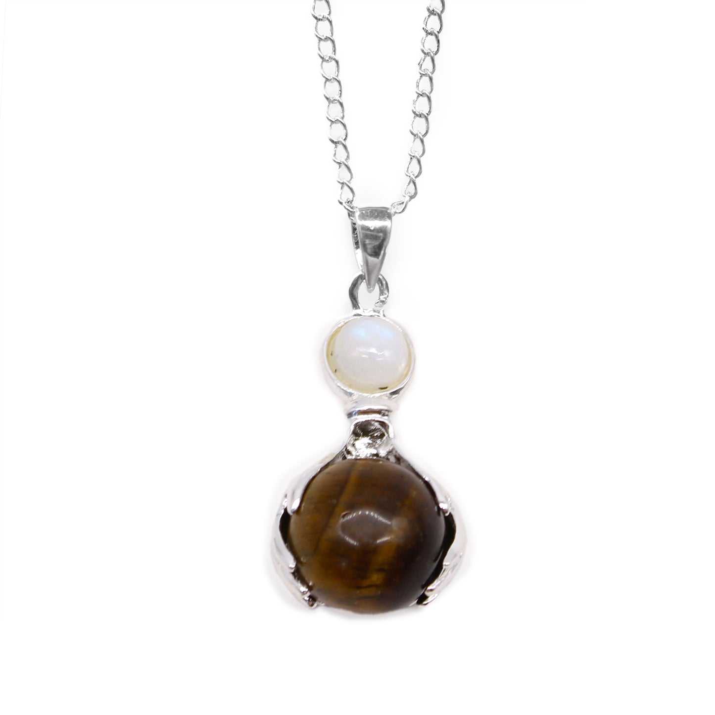 Crystal Healing Hands Pendant on Chain