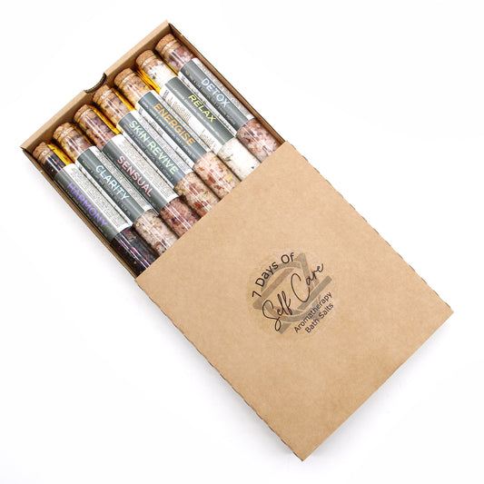 Pack of 7 Bath Salts in Vials