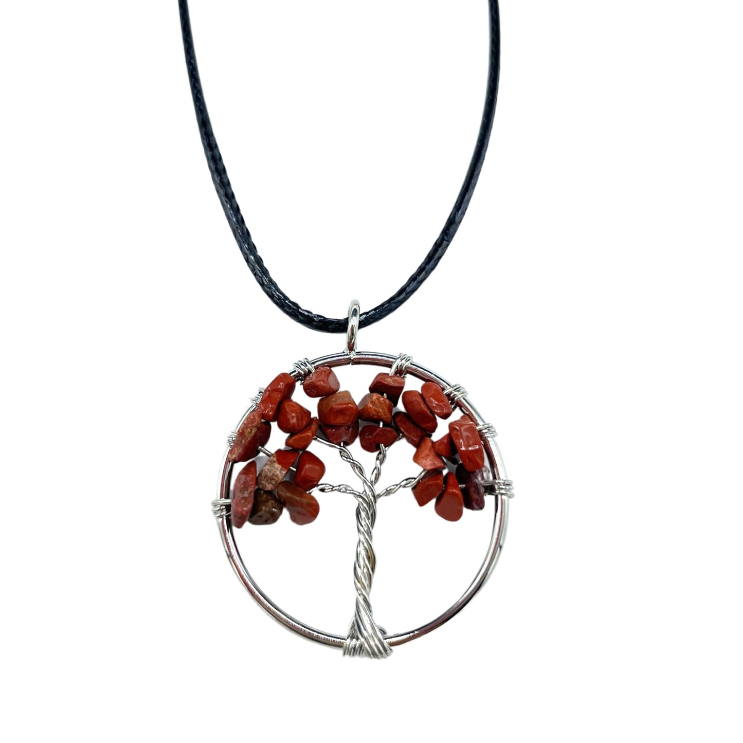 Crystal Tree of Life Pendant on Cord