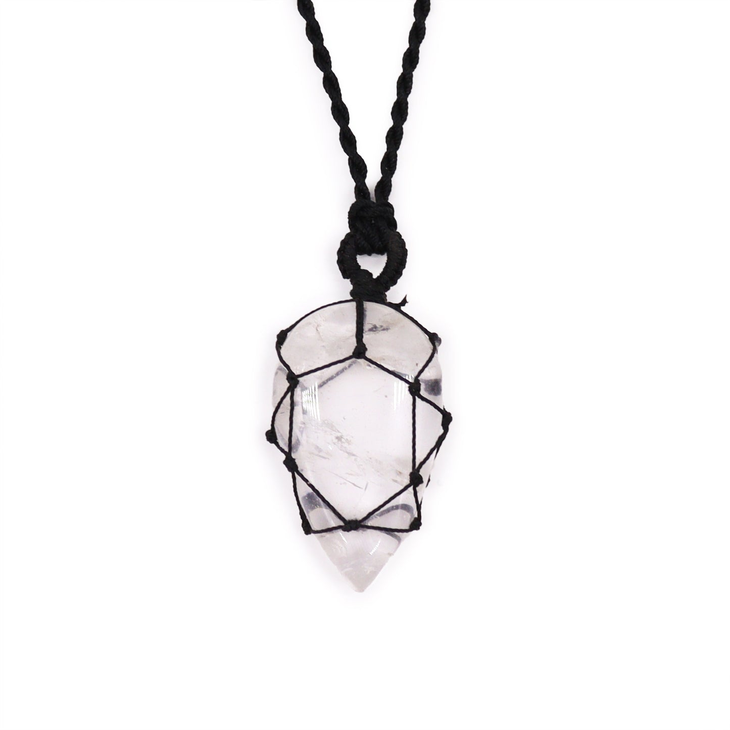 Teardrop Lace Crystal Necklace