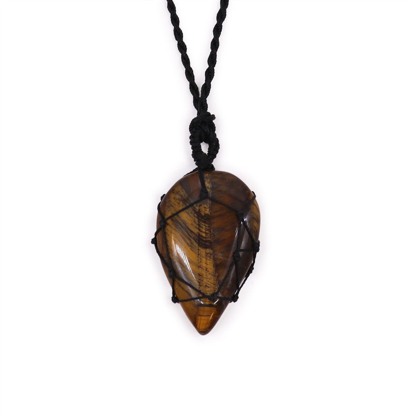 Teardrop Lace Crystal Necklace