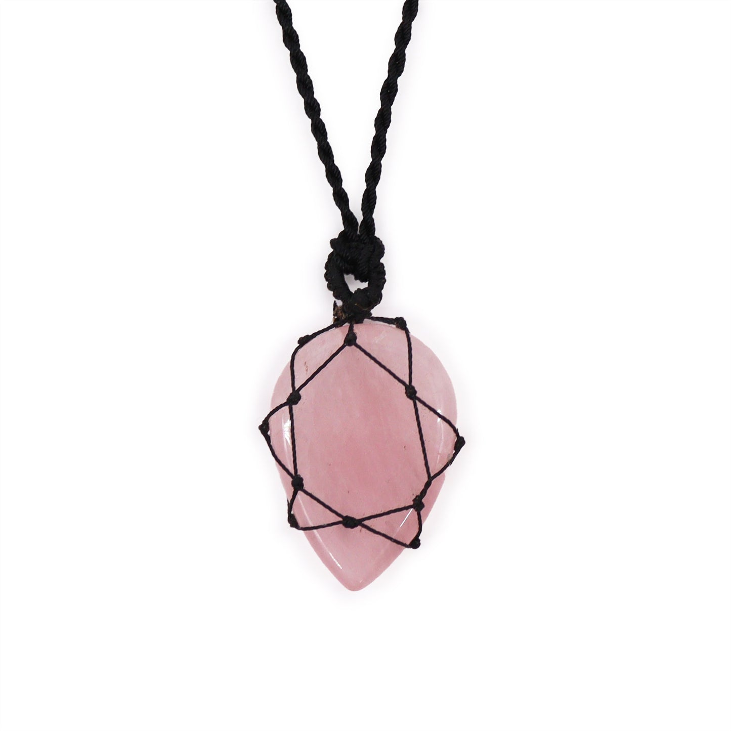 Teardrop Lace Crystal Necklace