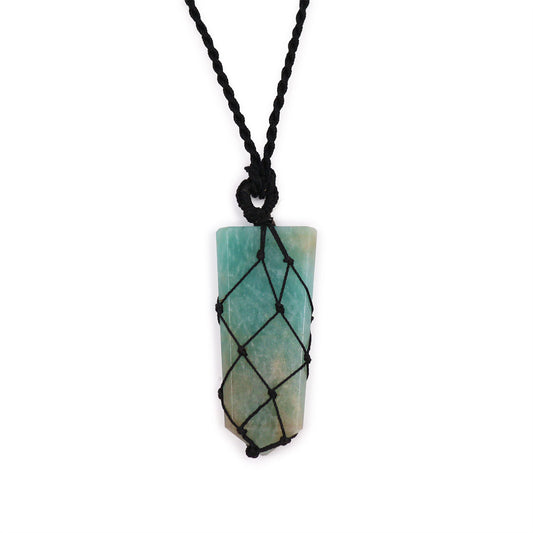Flat Crystal Lace Crystal Necklace