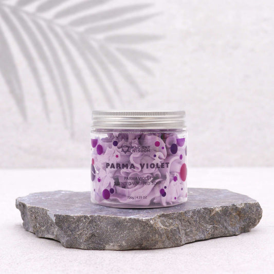 120g Parma Violet Whipped Soap
