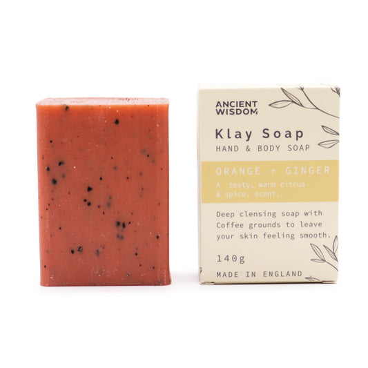 Orange & Ginger Klay Soap Bar