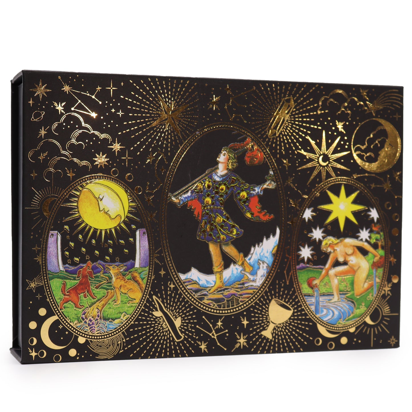 Gift Boxed Gold Foil Tarot Gift Set: Let The Magic Begin