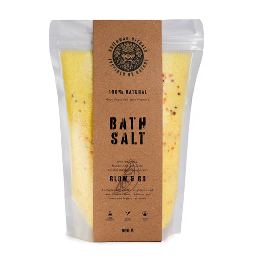 Greenman Rituals Bath Salt: Glow & Go (Vitamin C & Mandarin)