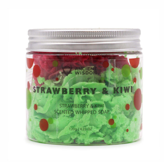 120g Strawberry & Kiwi Whipped Soap