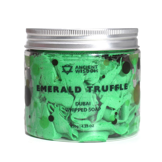 120g Dark Chocolate & Vanilla Dubai Whipped Soap