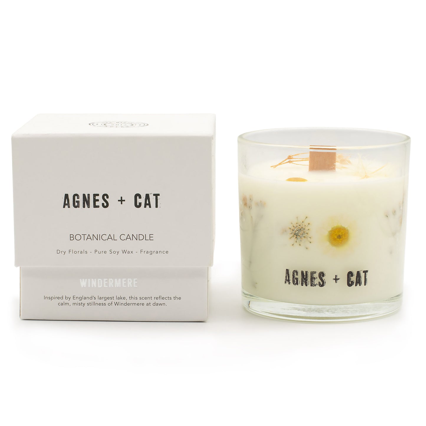 Agnes & Cat Extra Large Crackle Soy Candle - Windermere