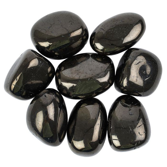 A Grade Jet Tumblestone (1pc)