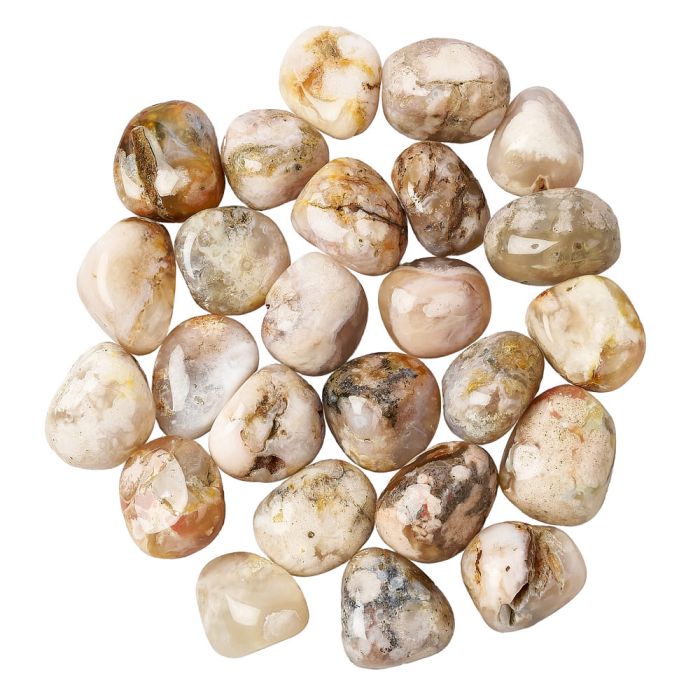 Blossom Agate Tumblestone (1pc)