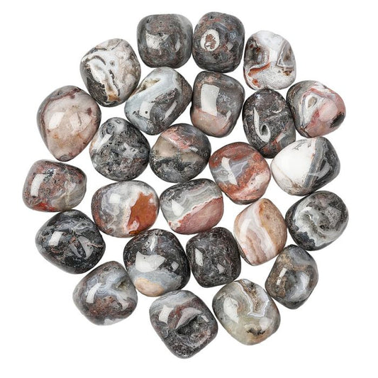 Zebra Lace Agate Tumblestone (1pc)