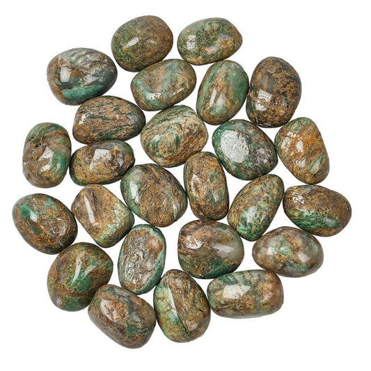 African Green Jasper Tumblestone (1pc)