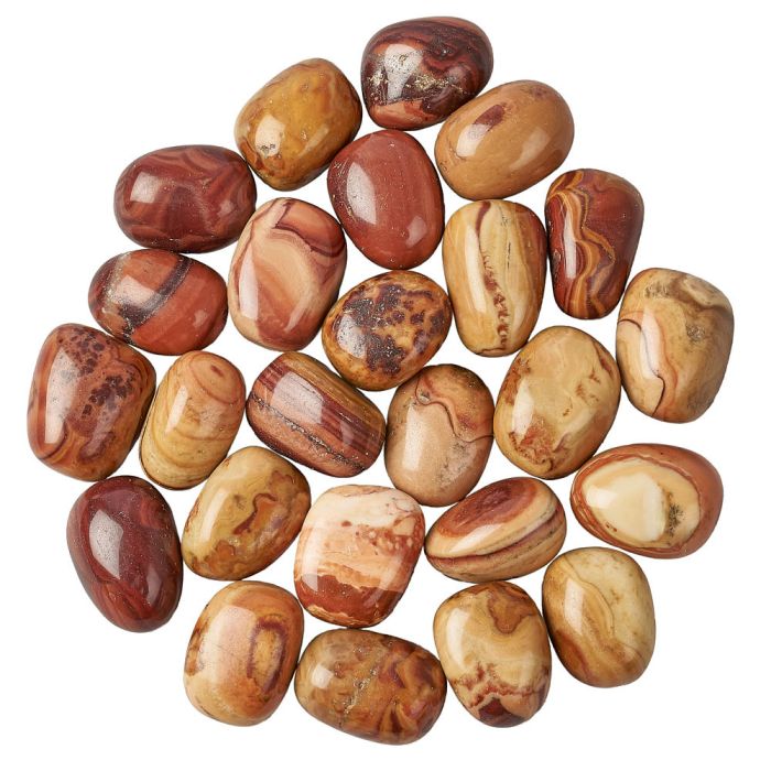 Red Picture Jasper Tumblestone (1pc)