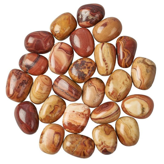 Red Picture Jasper Tumblestone (1pc)