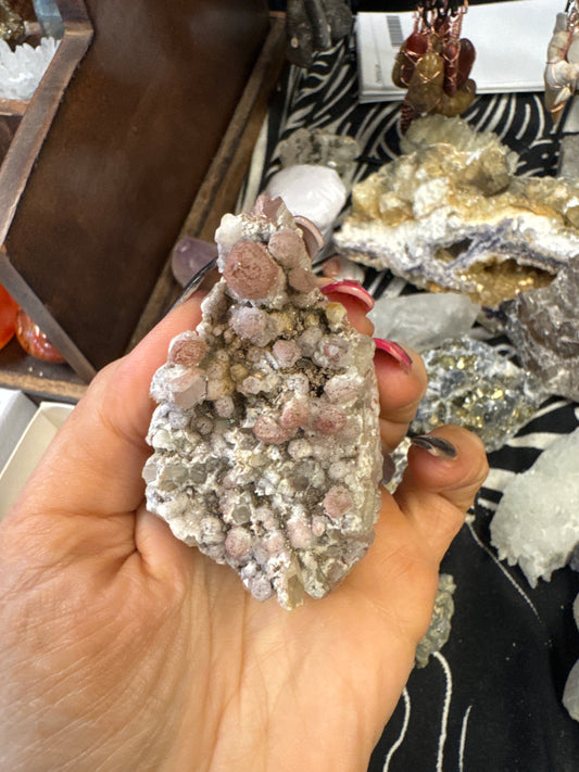 Quartz & Amethyst Red Cluster