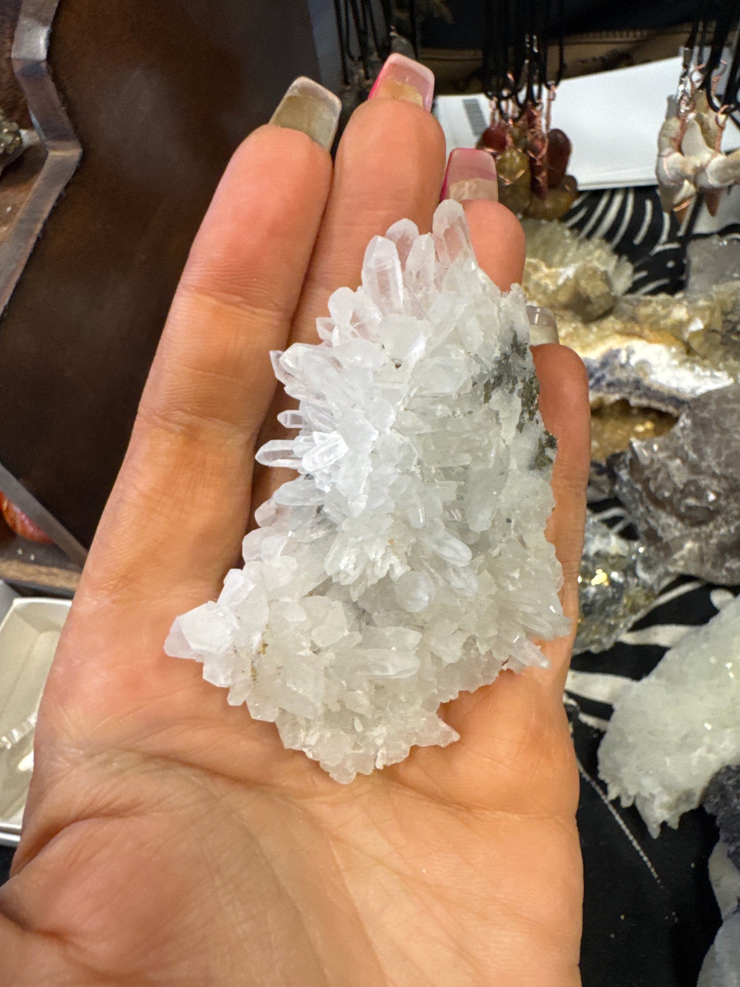 Quartz & Pyrite Spike Specimen