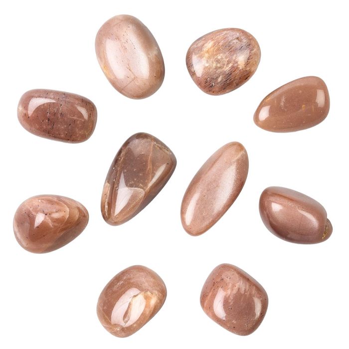 Pink Moonstone Tumblestone (1pc)