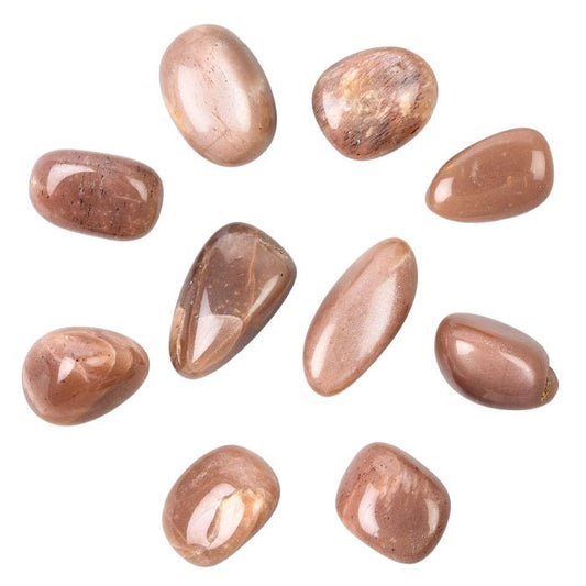 Pink Moonstone Tumblestone (1pc)