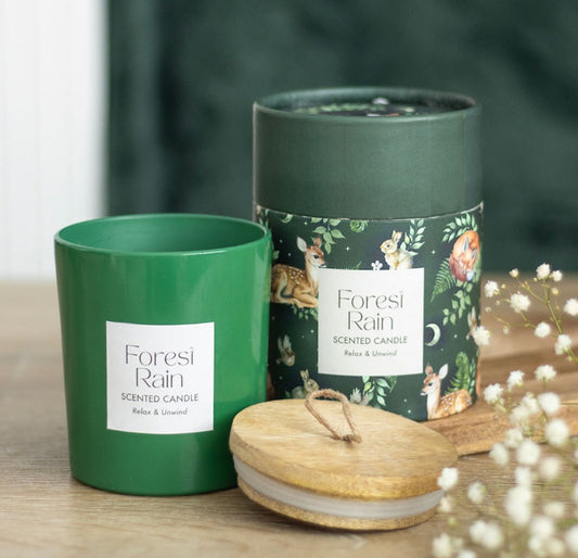 Forest Rain Scented Jar Candle