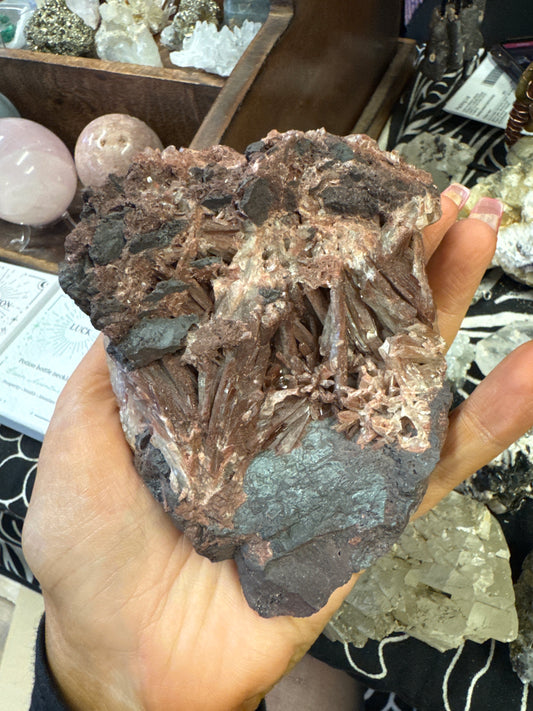 Baryte & Hematite on Iron Ore