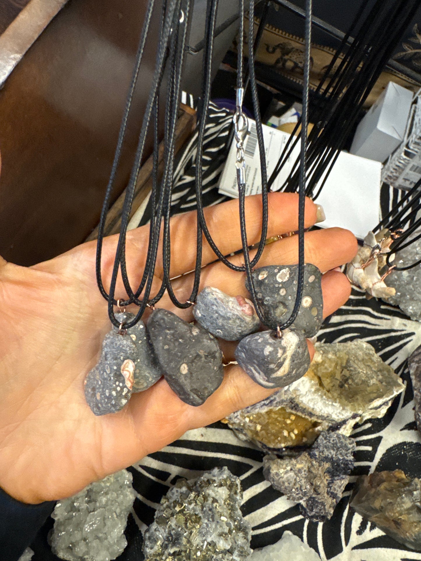 Scottish Galaxy Stone Pendant necklace