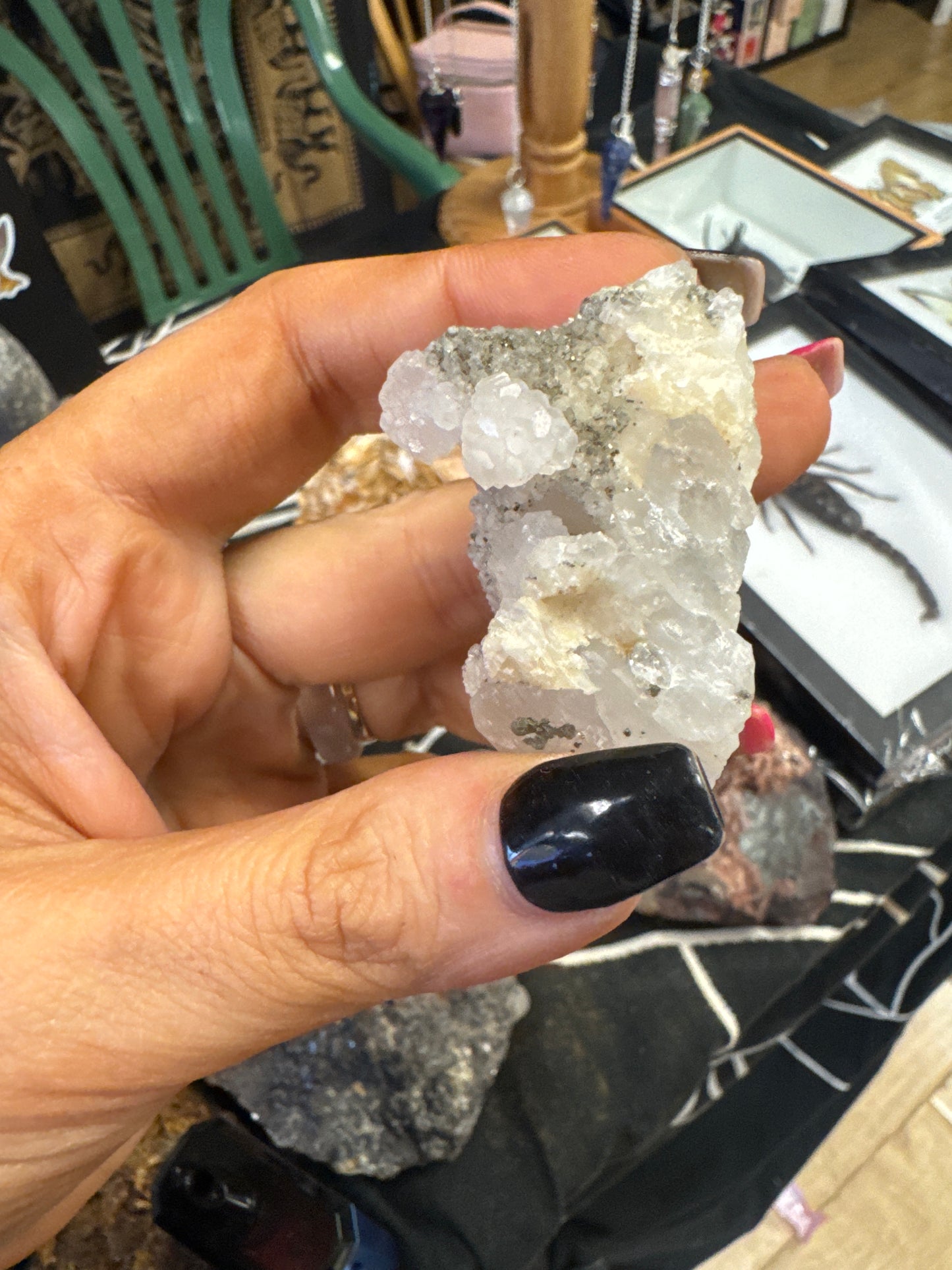 Clear Quartz & Pyrite Mini Cluster