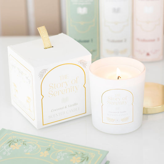 The Story of Serenity: Coconut & Vanilla Candle