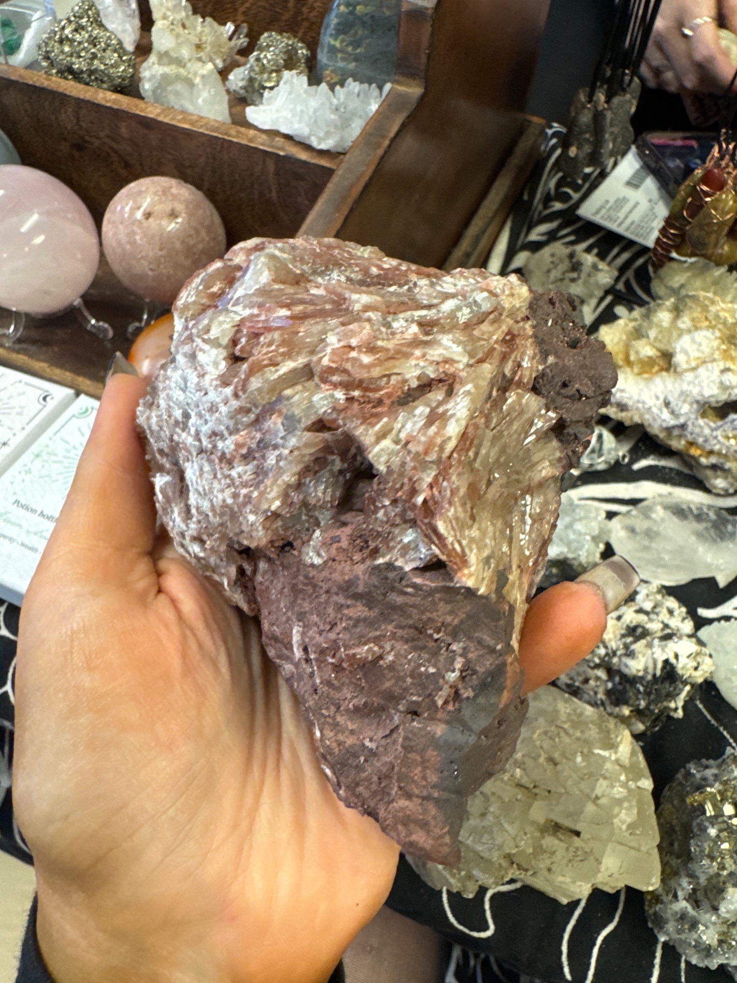 Baryte & Hematite on Iron Ore