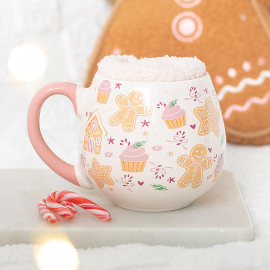 Sugarplum Bakery Mug & Socks Set