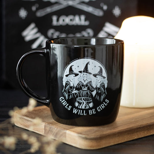 Girls Will Be Girls Witchy Mug